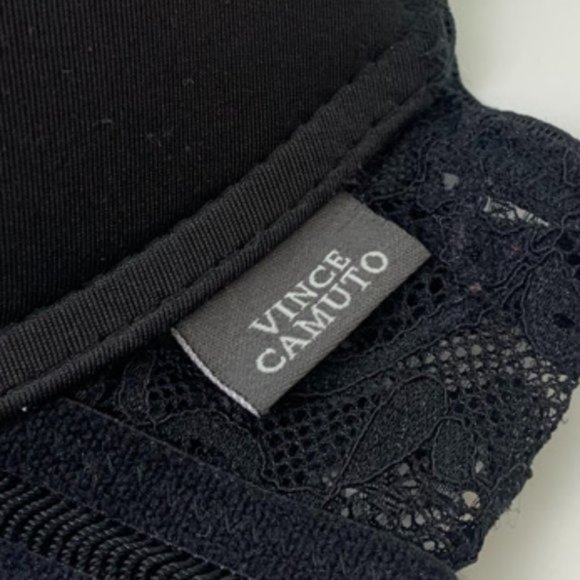 Vince Camuto Black Lace Band Bra - Picture 5 of 6